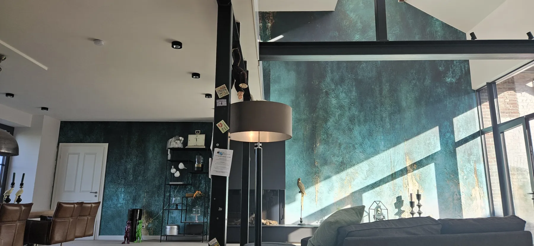 Wohnloft · Akustikwand