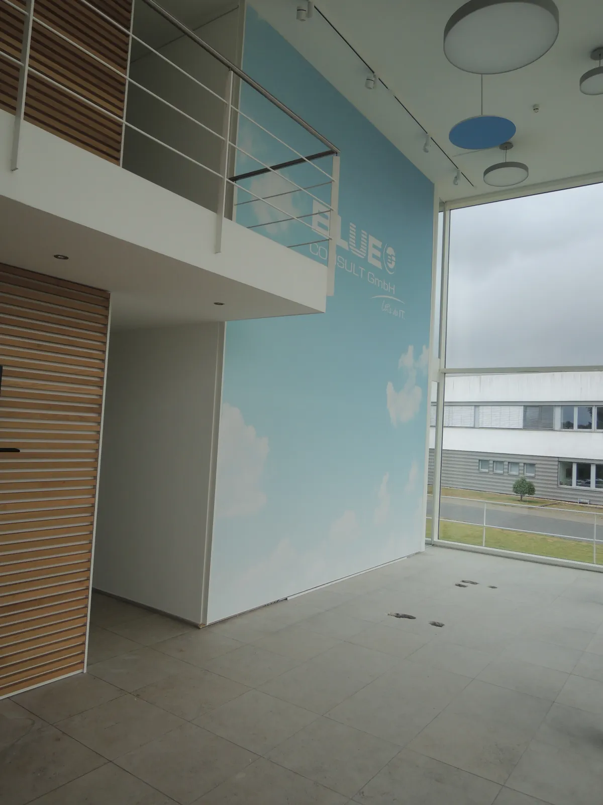 Foyer · Akustikwand